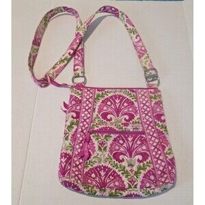 Vera Bradley Hipster Julep Tulip Pink Crossbody Shoulder Bag Retired Pattern